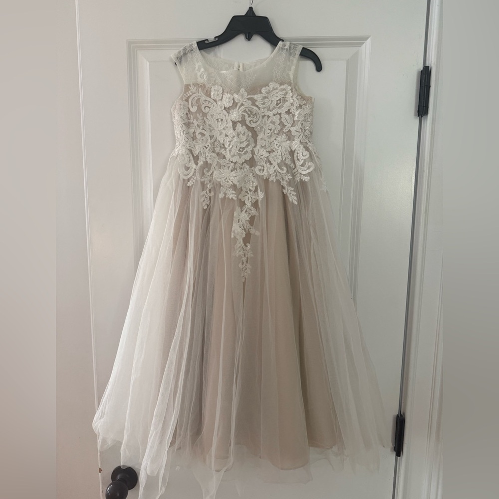 David's Bridal Flower Girl Dress